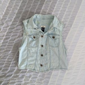 Madewell Light Blue Denim Jean Vest